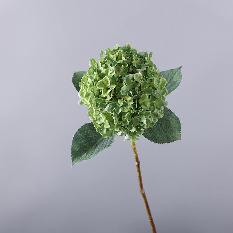 Various Colors Fabric Artificial Hydrangea Flower Stem – 66cm