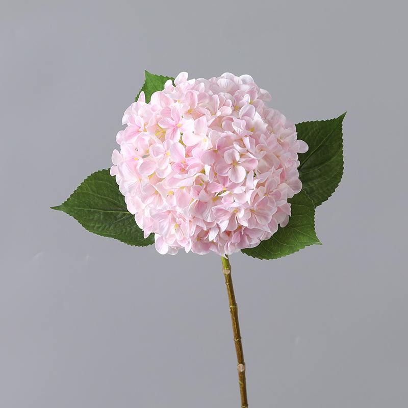 Various Colors Fabric Artificial Hydrangea Flower Stem – 66cm