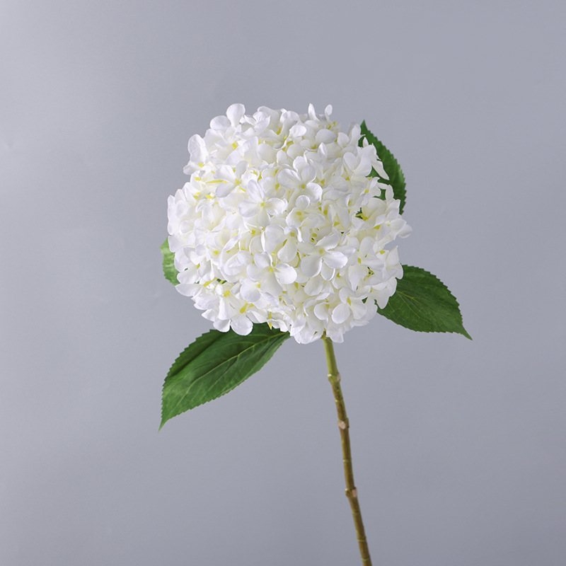 Various Colors Fabric Artificial Hydrangea Flower Stem – 66cm