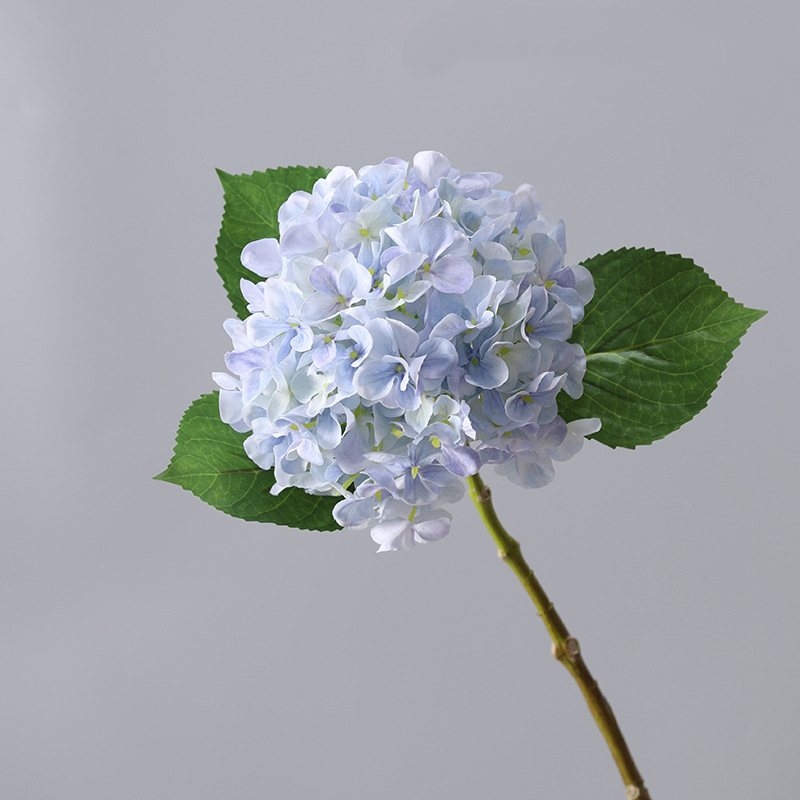 Multicolor Fabric Artificial Hydrangea Flower Stem – 47cm