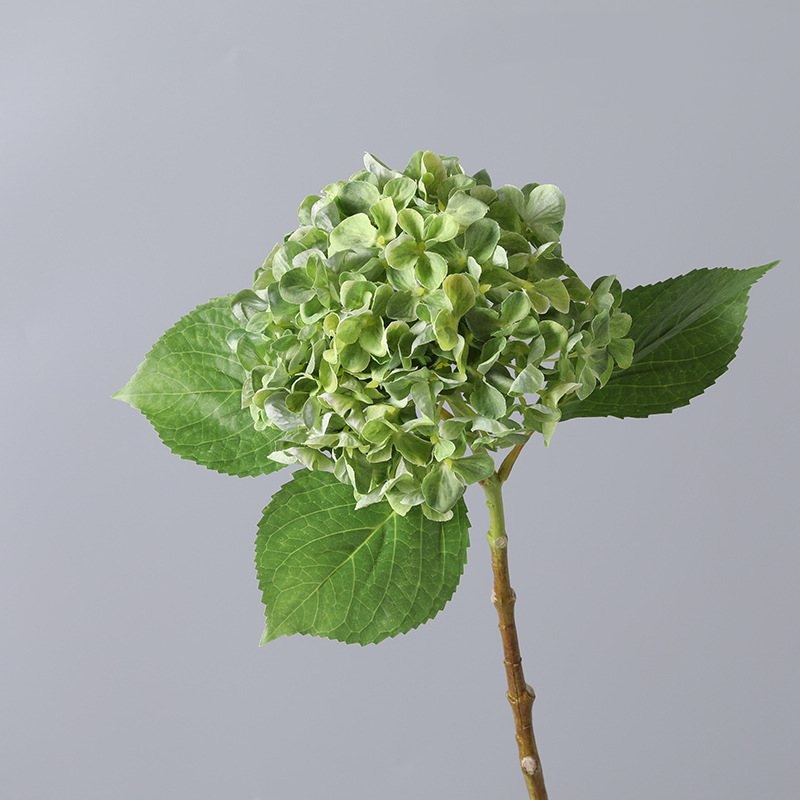 Multicolor Fabric Artificial Hydrangea Flower Stem – 47cm