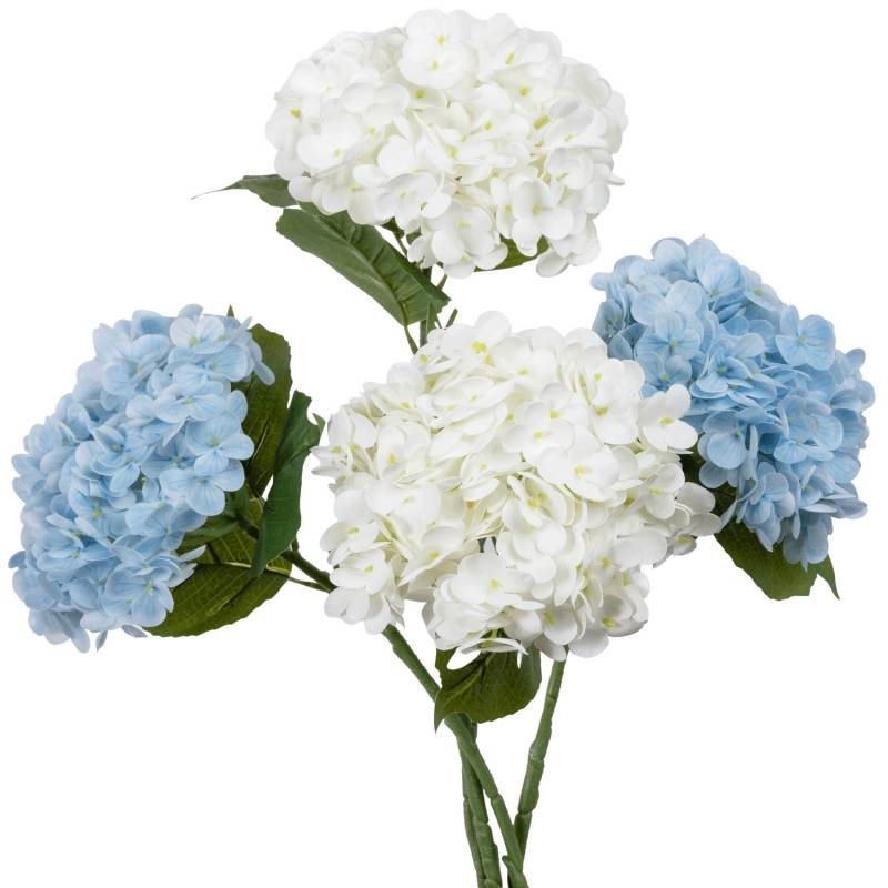 Multicolor Soft Plastic Artificial Hydrangea Flower – 50cm