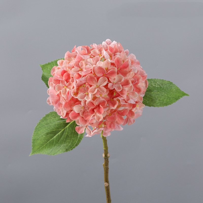Multicolor Fabric Artificial Hydrangea Flower Stem – 47cm