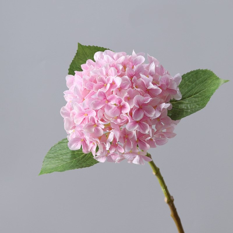 Multicolor Fabric Artificial Hydrangea Flower Stem – 47cm