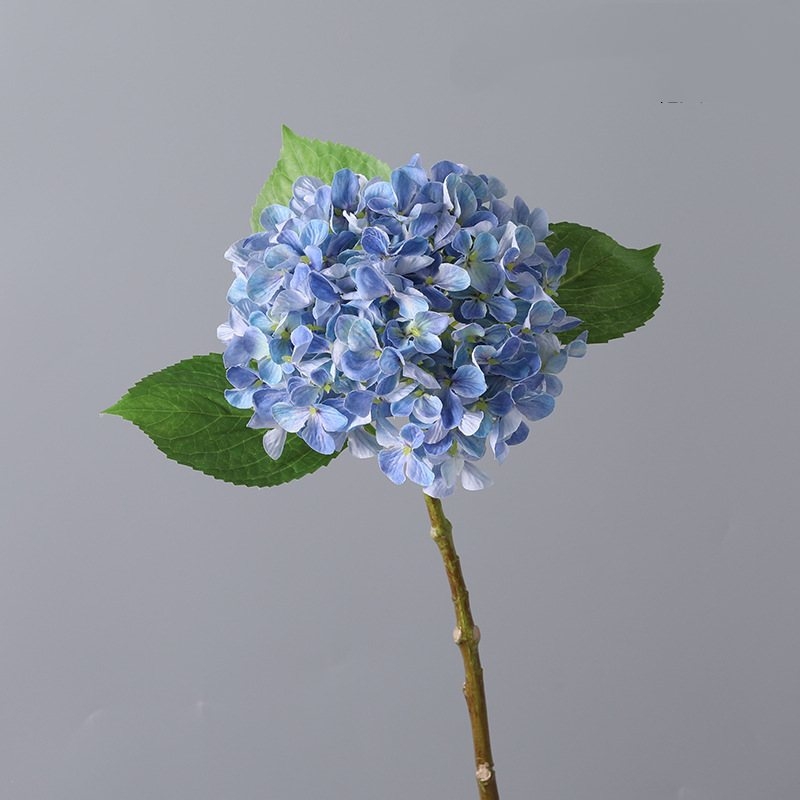 Multicolor Fabric Artificial Hydrangea Flower Stem – 47cm
