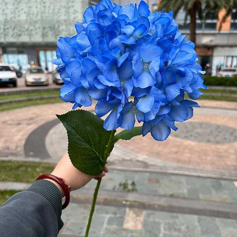 Single-Headed French Artificial Hydrangea Flower – 76cm