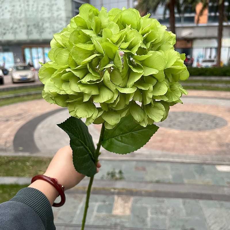 Single-Headed French Artificial Hydrangea Flower – 76cm