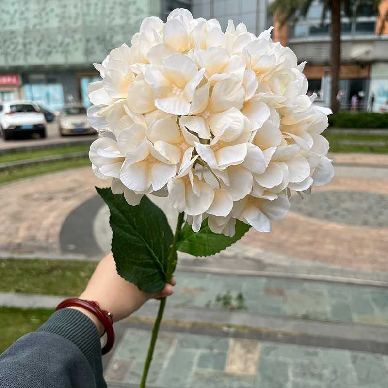 Single-Headed French Artificial Hydrangea Flower – 76cm