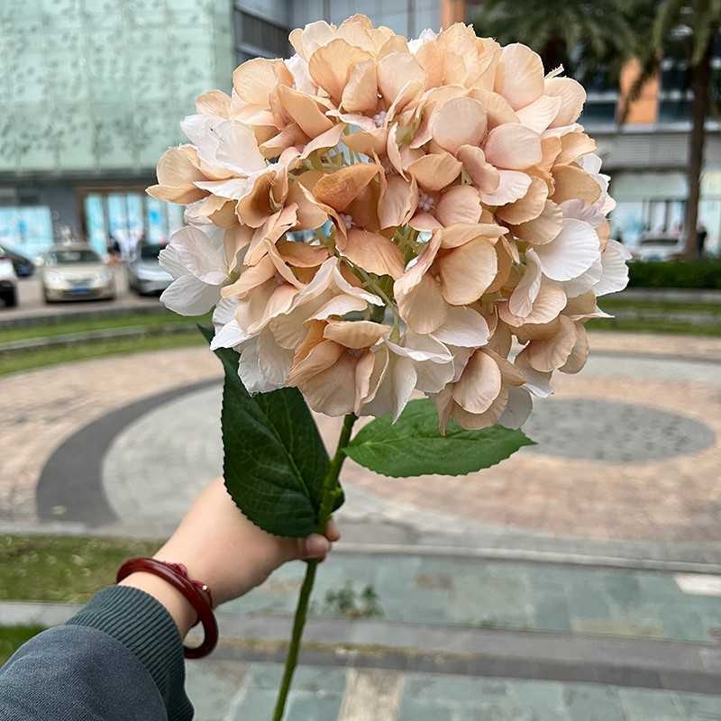 Single-Headed French Artificial Hydrangea Flower – 76cm