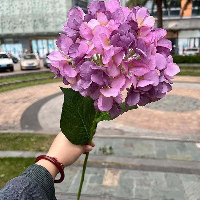 Single-Headed French Artificial Hydrangea Flower – 76cm