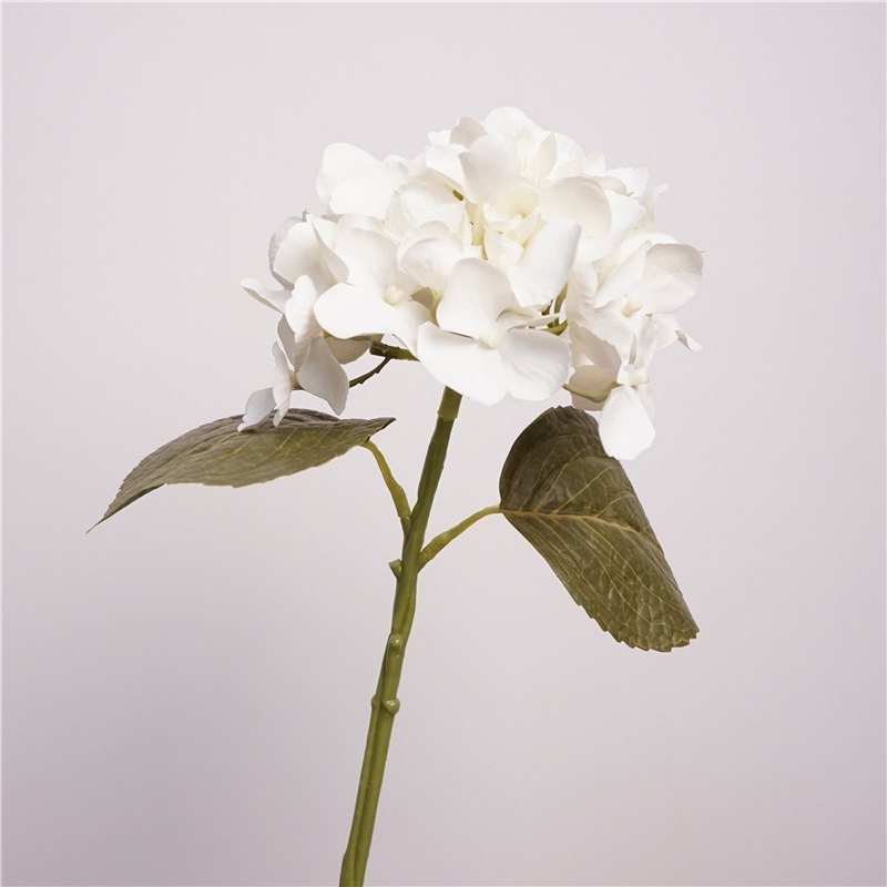 Soft Plastic Artificial Hydrangea Flower Stem – 36cm