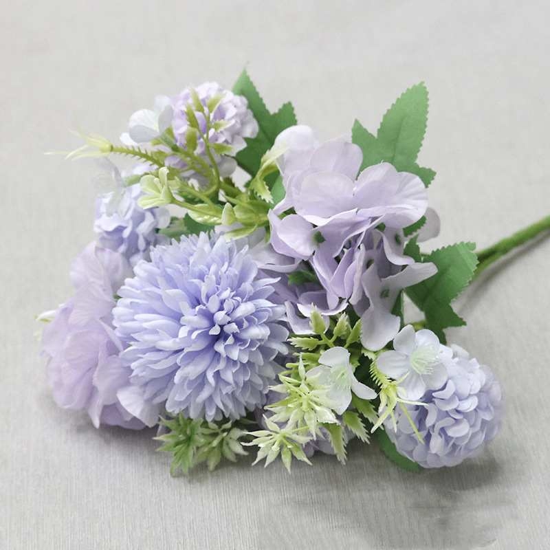 Various Colors Artificial Hydrangea Spray – 30cm