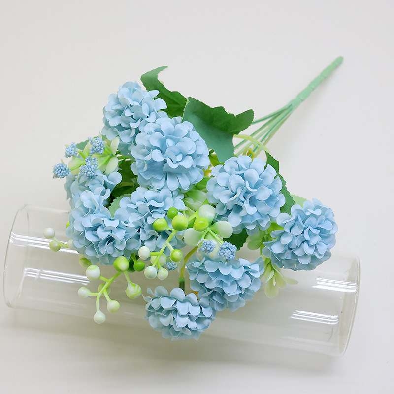 Various Colors Artificial Hydrangea Spray – 22cm