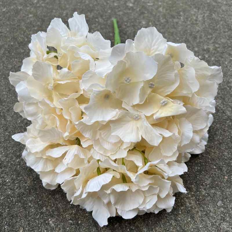 Five-Bloom Large-Head Fabric Artificial Hydrangea – 47cm