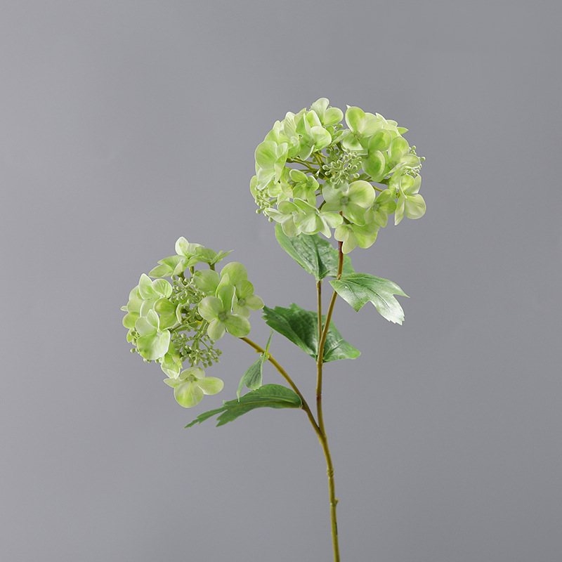 Two-Bloom Artificial Hydrangea Spray – 47cm