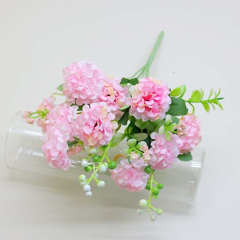 Various Colors Artificial Hydrangea Spray – 22cm