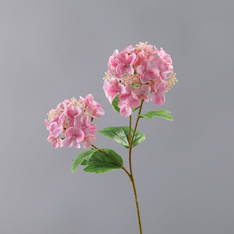 Two-Bloom Artificial Hydrangea Spray – 47cm
