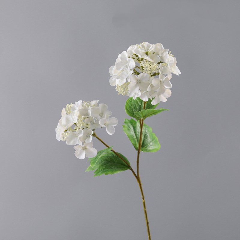 Two-Bloom Artificial Hydrangea Spray – 47cm