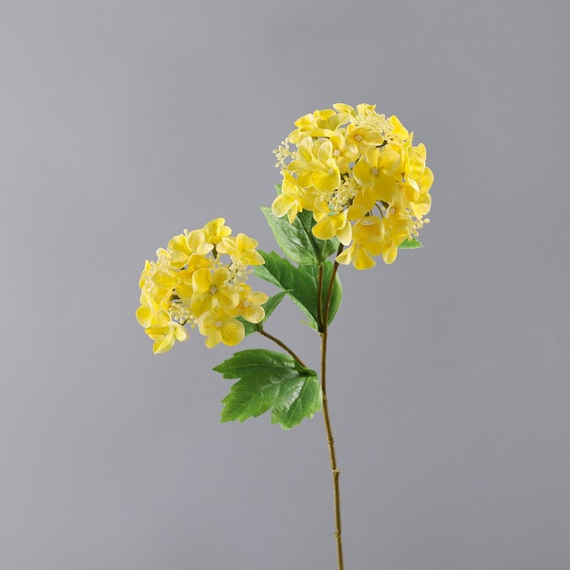 Two-Bloom Artificial Hydrangea Spray – 47cm
