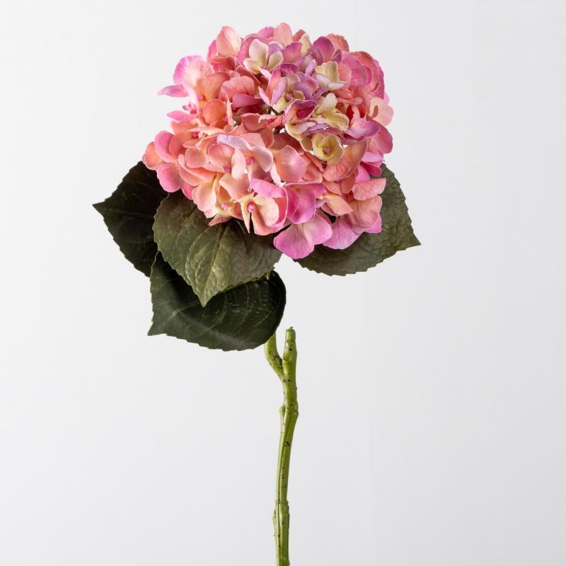 Wholesale Soft-Touch Artificial Hydrangea Flower Stem – 63cm