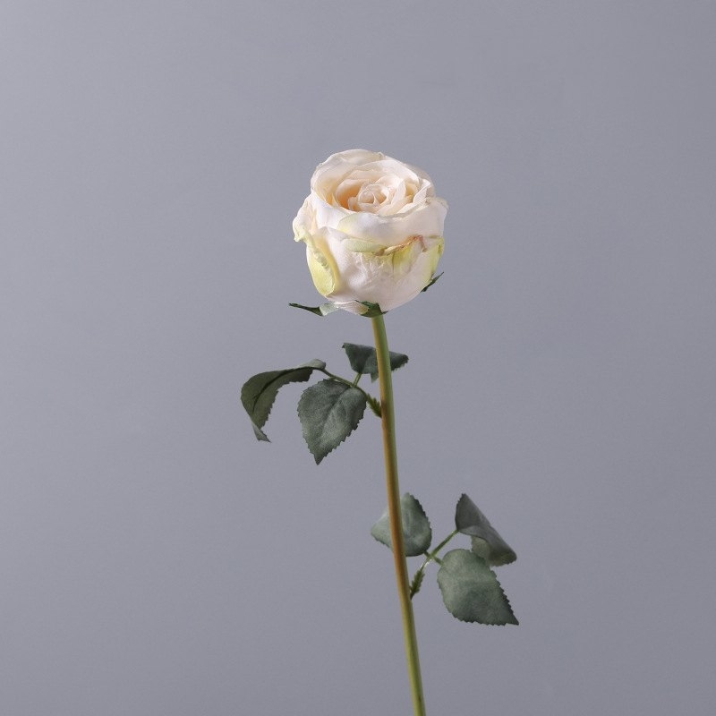 Wholesale Vintage Scorched-Edge Artificial Rose Stem – 57cm
