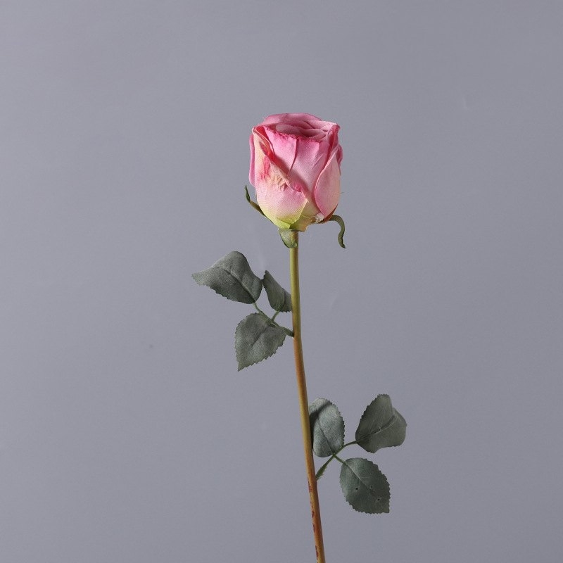 Wholesale Vintage Scorched-Edge Artificial Rose Stem – 57cm