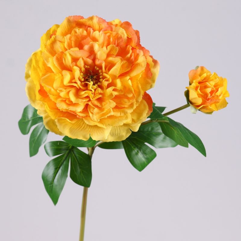 Wholesale Artificial Snow Princess Peony Stem – 2 Blooms, 67cm