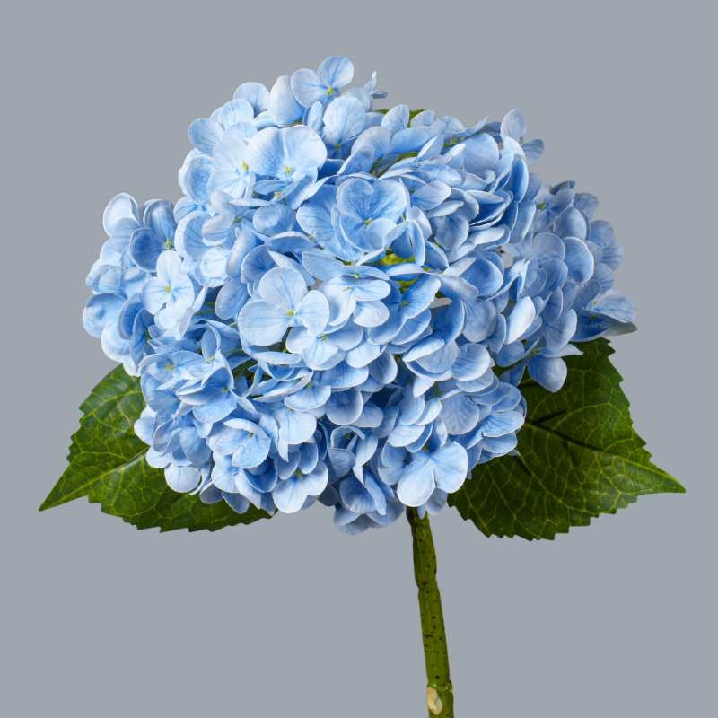 Artificial Hydrangea Stem with Large 20cm Bloom
