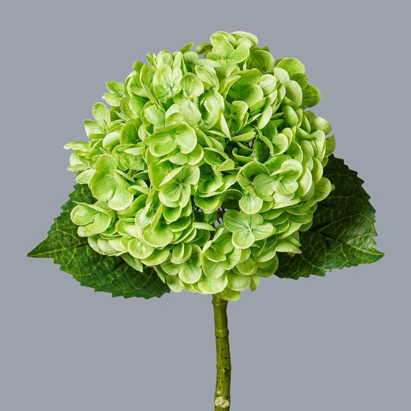 Artificial Hydrangea Stem with Large 20cm Bloom