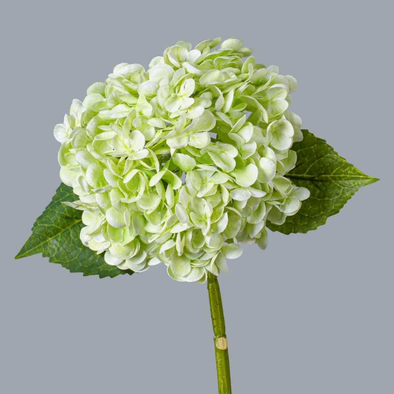 Artificial Hydrangea Stem with Large 20cm Bloom
