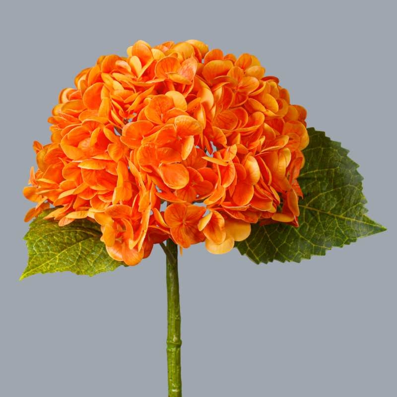 Artificial Hydrangea Stem with Large 20cm Bloom