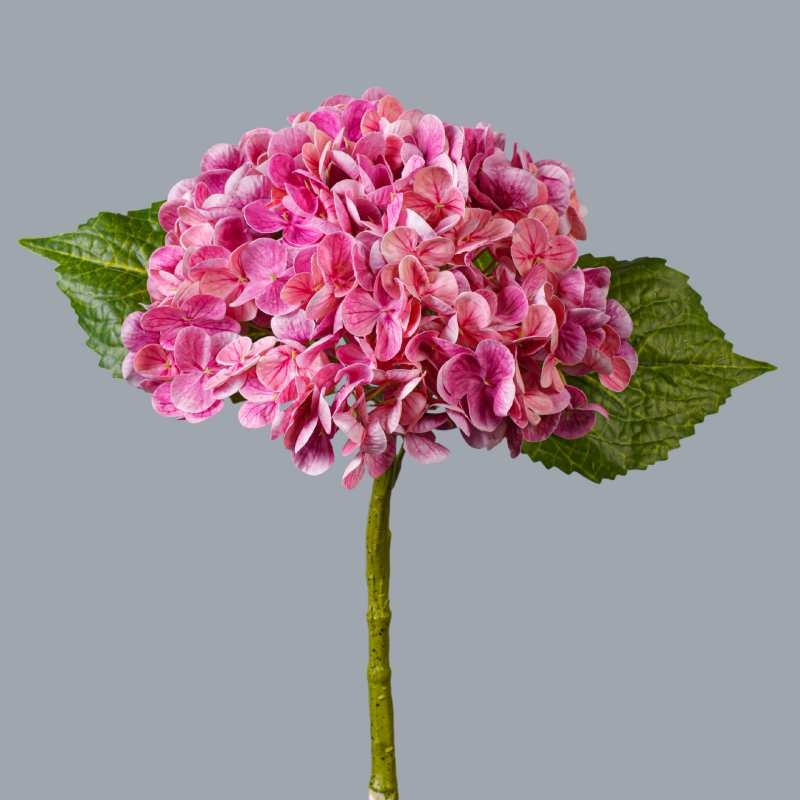 Artificial Hydrangea Stem with Large 20cm Bloom