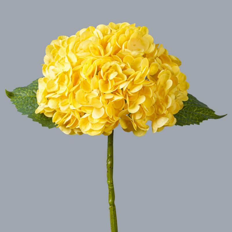 Artificial Hydrangea Stem with Large 20cm Bloom