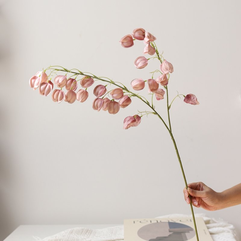 Artificial Physalis Branch – 100cm Realistic Lantern Fruit Stem