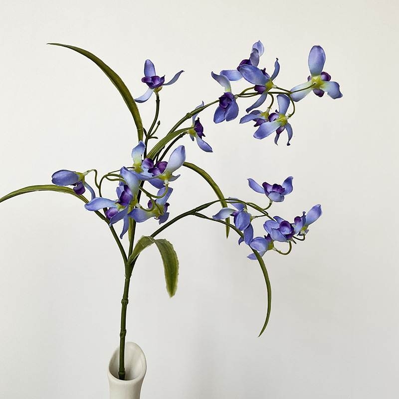 Artificial Dendrobium Orchid Stem – 49cm Realistic Dendrobium Orchid Flower