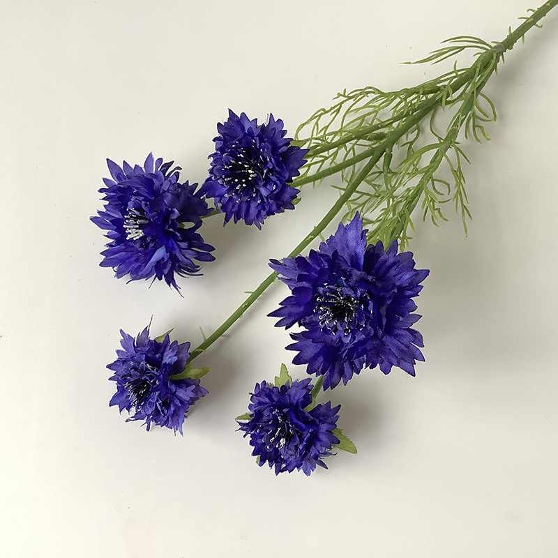 Wholesale Artificial Cornflower Stem – 56cm