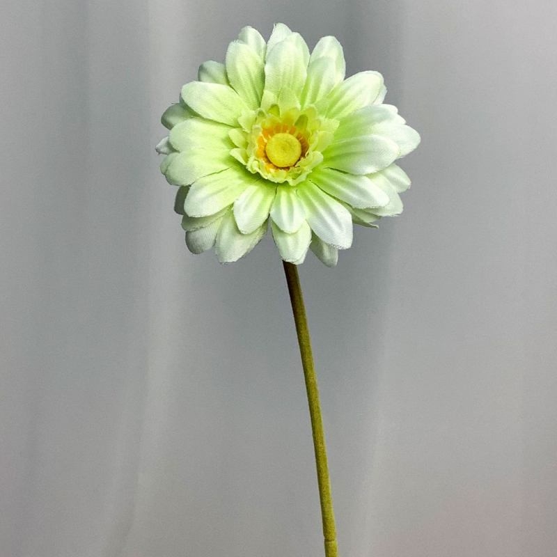 Wholesale Artificial Gerbera Stem – 25cm Satin Fabric Flower