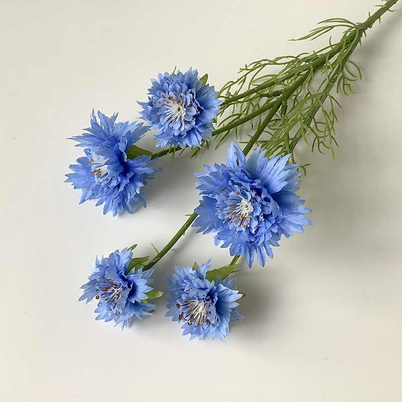 Wholesale Artificial Cornflower Stem – 56cm