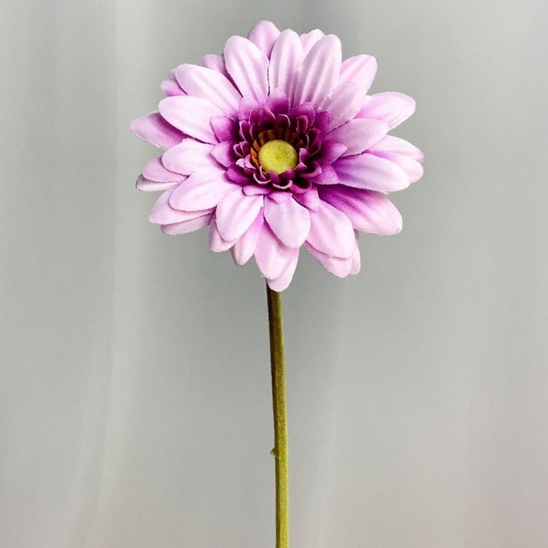 Wholesale Artificial Gerbera Stem – 25cm Satin Fabric Flower
