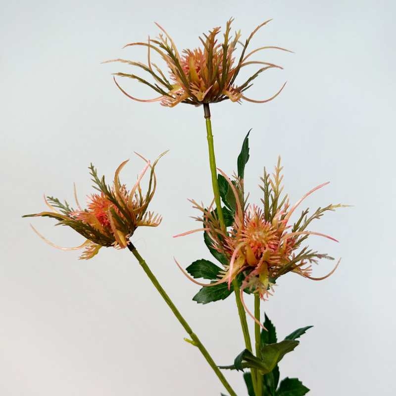 Wholesale Artificial Eryngium 3-Head Single Stem