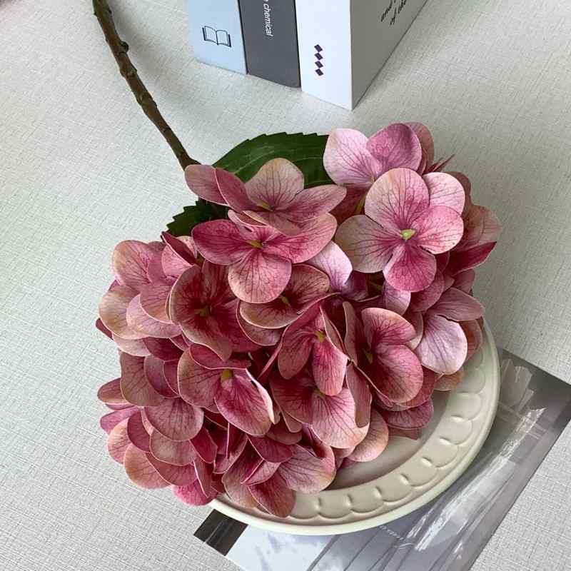 Wholesale Artificial Hydrangea Stem – 45cm Soft-Touch Flower