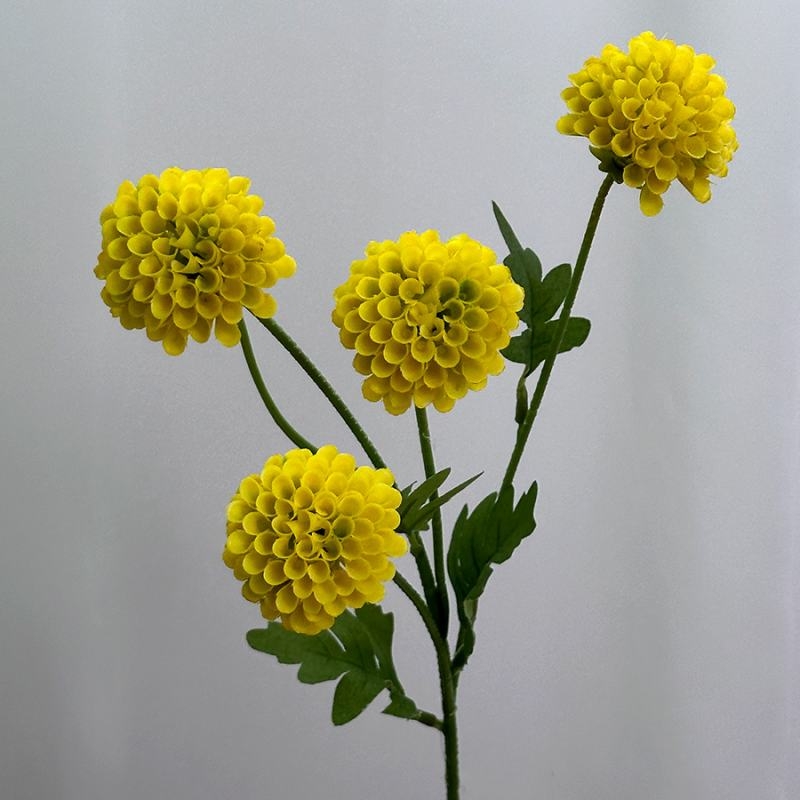 Artificial Pompon Chrysanthemum Spray 50CM