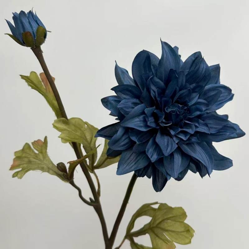 Artificial Dahlia Spray 55CM