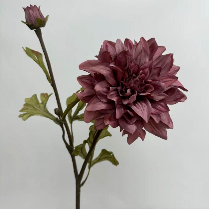 Artificial Dahlia Spray 55CM