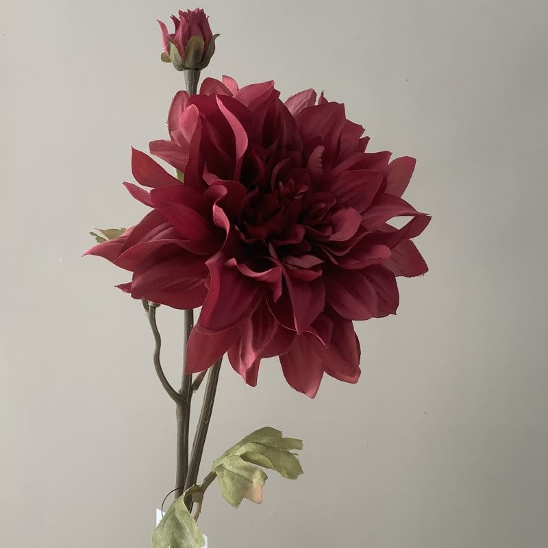 Artificial Dahlia Spray 55CM