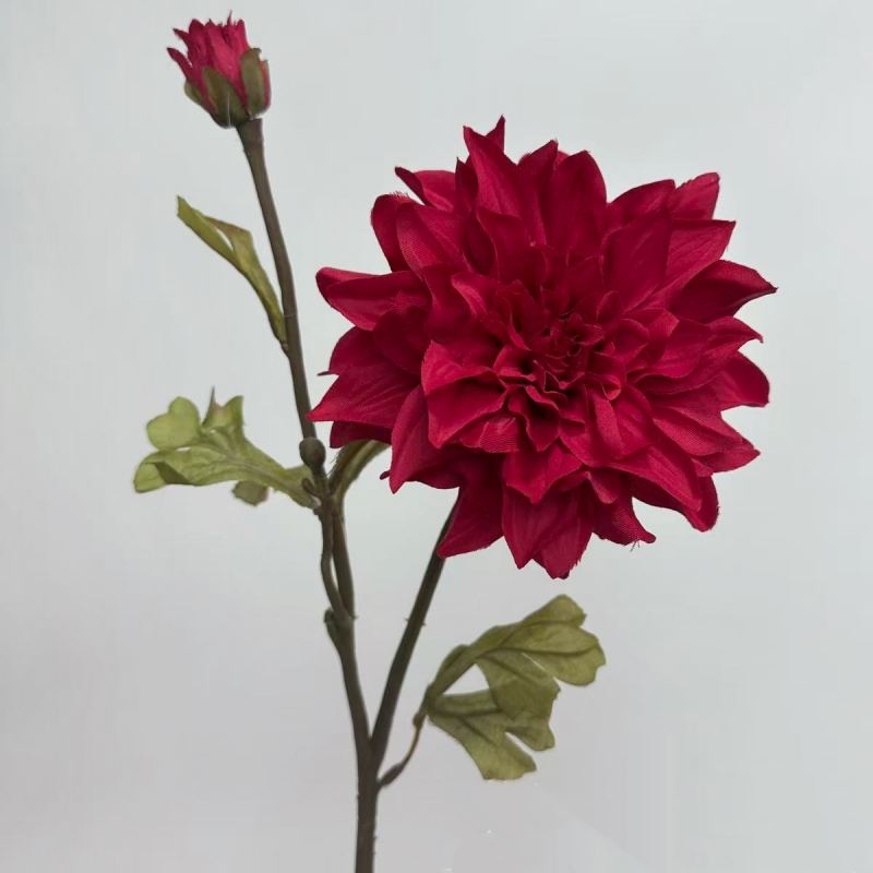 Artificial Dahlia Spray 55CM