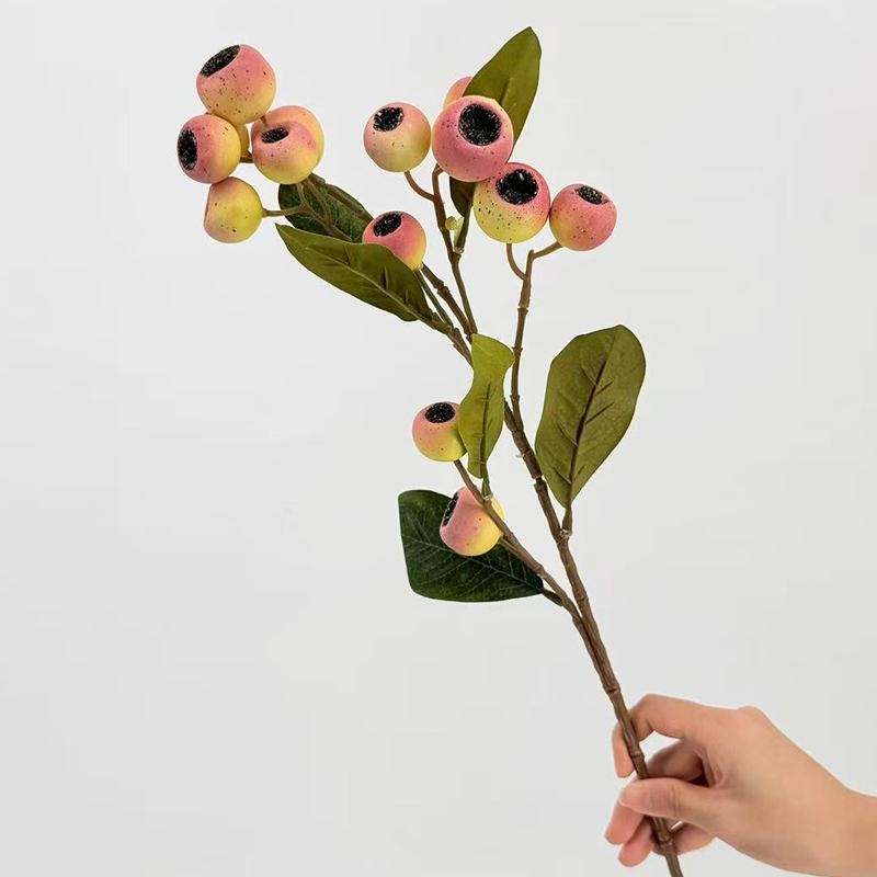 Artificial Hawthorn Berry Spray – 63cm