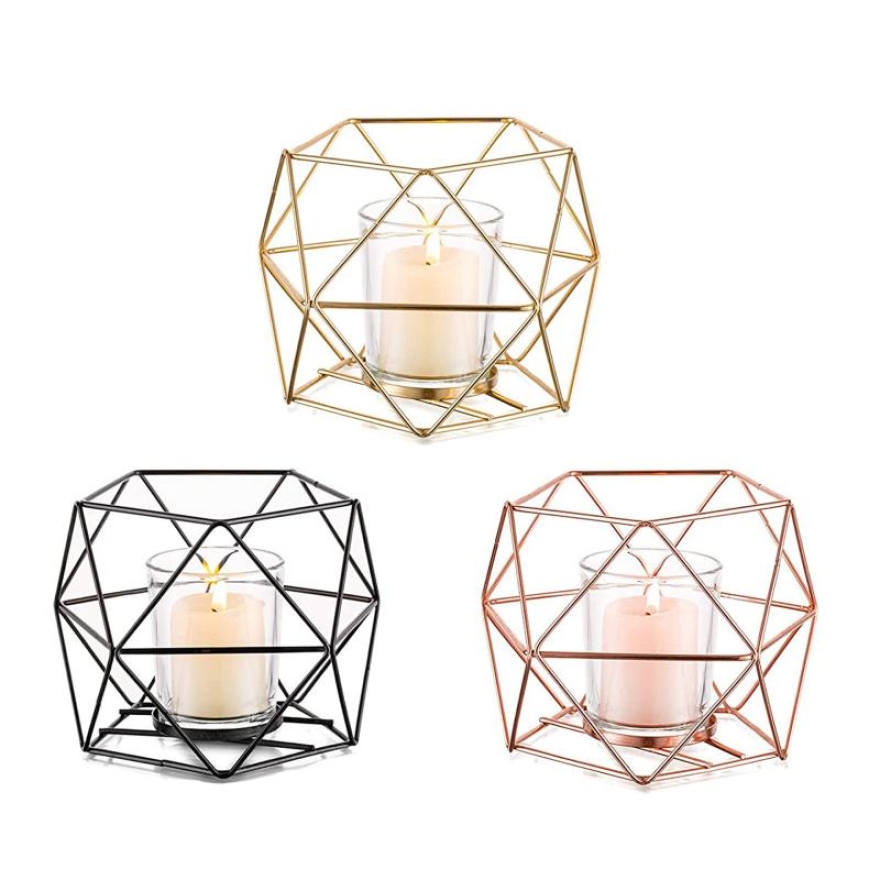 Iron scented candle holder