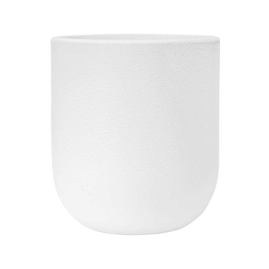 Imitation ceramic large plastic flower pot